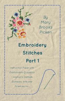 Paperback Embroidery Stitches Part 1 - Instruction Paper With Examination Questions Book