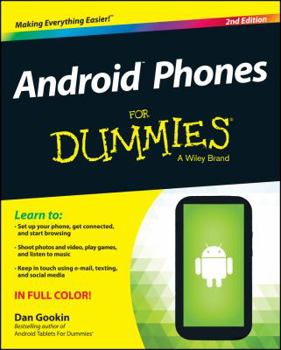 Paperback Android Phones for Dummies Book