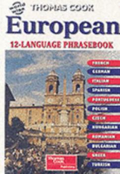 Paperback European 12-Language Phrasebook Book