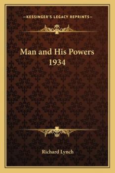 Paperback Man and His Powers 1934 Book