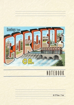 Paperback Vintage Lined Notebook Greetings from Cordele Book