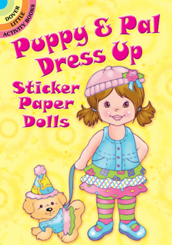 Paperback Puppy & Pal Dress Up Sticker Paper Dolls Book