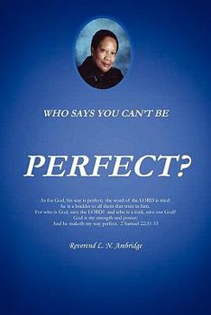 Paperback Who Says You Can't Be Perfect? Book