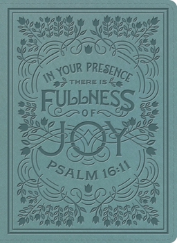 Imitation Leather ESV Single Column Journaling Bible (Trutone, Paris Sky, Psalm 16:11 Design) Book