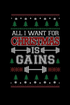 Notizbuch: Bodybuilder Weihnachten Gewichte Fitness Geschenk 120 Seiten, 6X9 (Ca. A5), Liniert (German Edition)