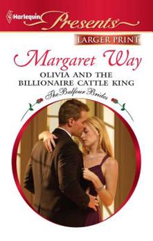 Mass Market Paperback Olivia and the Billionaire Cattle King [Large Print] Book