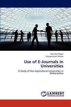 Paperback Use of E-Journals in Universities Book