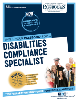 Paperback Disabilities Compliance Specialist (C-4314): Passbooks Study Guide Volume 4314 Book