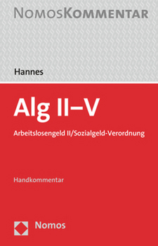 Hardcover Alg II-V: Arbeitslosengeld II/Sozialgeld-Verordnung [German] Book