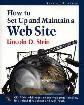 Paperback How to Set-Up and Maintain a Web Site [With Contains Ready-To-Use Web Page Examples...] Book