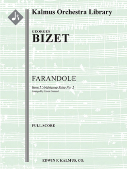Paperback L'Arlesienne Suite No. 2 -- Farandole: Full Orchestra Conductor Score Book