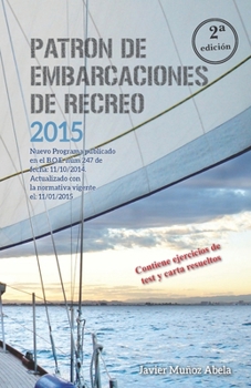 Paperback Patrón embarcaciones de recreo: 2015 [Spanish] Book