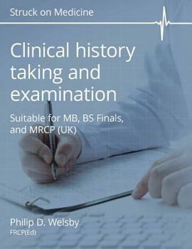 Paperback Clinical History Taking & Examination By Dr PD Welsby Book