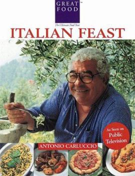 Paperback Antonio Carluccio's Italian Feast Book
