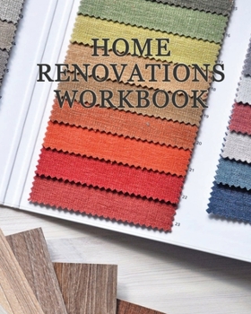 Paperback Home Renovation Workbook Book