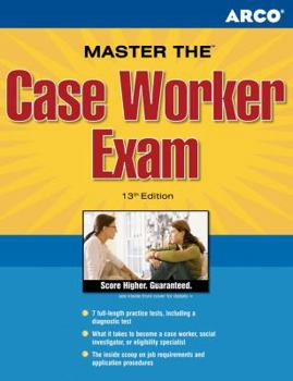 Paperback Arco Master the Case Worker Exam Book