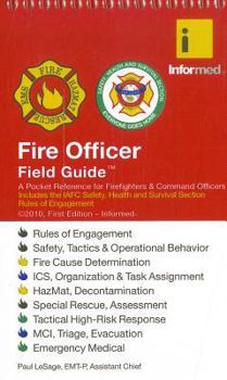 Spiral-bound Fire Officer Field Guide Book