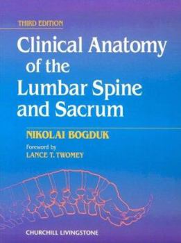 Paperback Clinical and Radiological Anatomy of the Lumbar Spine Book