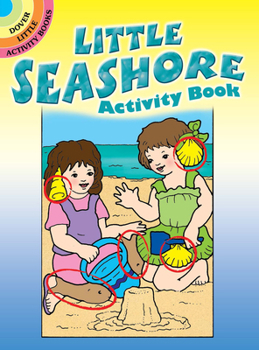 Paperback Little Seashore Activity Book: 86 Full-Color Plates Book