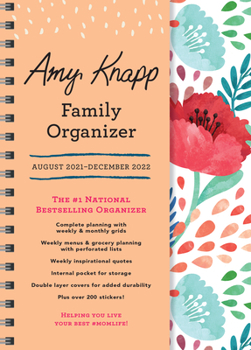 Calendar 2022 Amy Knapp's Family Organizer: August 2021-December 2022 Book
