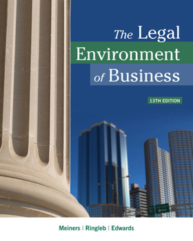 Hardcover The Legal Environment of Business Book