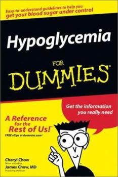 Paperback Hypoglycemia for Dummies Book