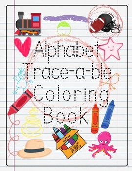 Paperback Alphabet Trace-a-ble Coloring Book