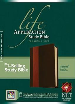 Imitation Leather Life Application Study Bible-NLT-Personal Size Book