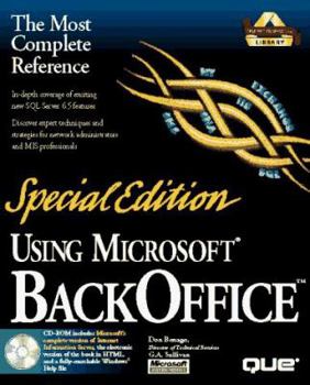 Paperback Special Edition Using Microsoft BackOffice Book