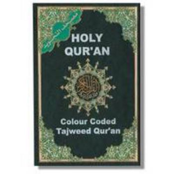 Paperback Color Coded Tajweed Quran Indian Calligraphy Size 5'' X 7'' (Arabic Edition) [French] Book