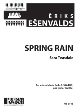 Spring Rain for Soprano Solo, Ssatbb Choir and Guitar (AD Lib.): Choral Octavo