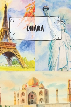 Dhaka: Ruled Travel Diary Notebook or Journey  Journal - Lined Trip Pocketbook for Men and Women with Lines