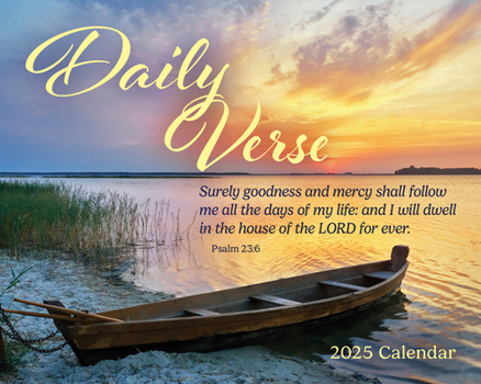 Calendar 2025 Daily Verse Boxed Calendar: Plastic Free Packaging Book