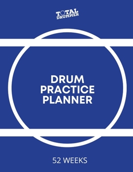 Paperback Drum Practice Planner Book