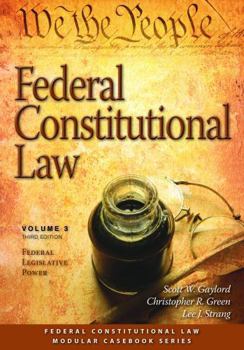 Paperback Federal Constitutonal Law Book