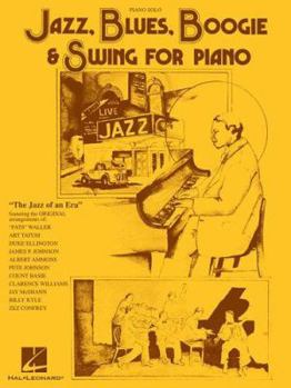 Paperback Jazz, Blues, Boogie & Swing for Piano Book