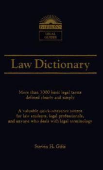 Paperback Law Dictionary Book