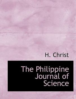 Paperback The Philippine Journal of Science [Latin] Book