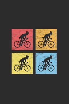 Fahrrad Notizbuch: Retro Vintage Fahrrad Geschenk / 6x9 Zoll / 120 linierte Seiten