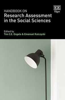 Hardcover Handbook on Research Assessment in the Social Sciences Book
