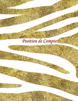Paperback Position de Compte: cahier compte [French] Book