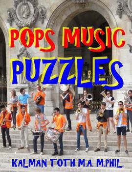 Paperback Pops Music Puzzles: 133 Large Print Music Themed Word Search Puzzles Book