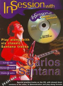 Paperback In Session With Carlos Santana Book