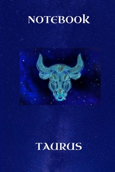 Paperback Notebook: 6" x 9" Notebook Taurus, Horoscope, Star Sign, Astrology, 100 Blank Pages Book