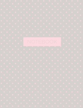 Paperback Notebook (Journal, Notebook, Diary): Grey And Pink Ornament, 8.5 x 11 (Empty Journals To Write In) Book