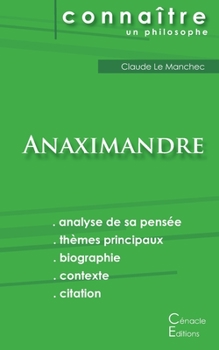 Paperback Comprendre Anaximandre (analyse complète de sa pensée) [French] Book