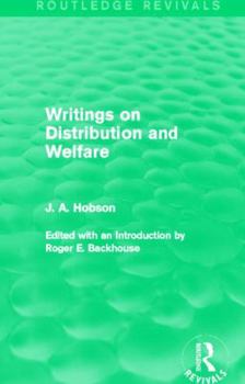 Paperback Writings on Distribution and Welfare (Routledge Revivals) Book