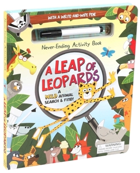 Hardcover Never-Ending Activity Book: A Leap of Leopards Book
