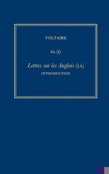 Hardcover Complete Works of Voltaire 6A (I) [French] Book