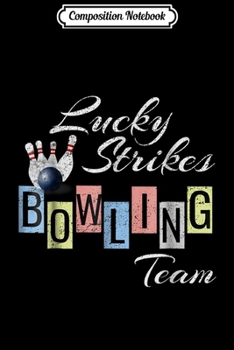 Composition Notebook: Funny Bowling team apparel for Halloween  Journal/Notebook Blank Lined Ruled 6x9 100 Pages